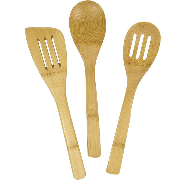 Evriholder Bamboo Kitchen Utensil Set Eco-Friendly Home Chef Minimalist Kitchen - Picture 5 of 6